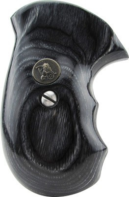 Pachmayr Laminated Wood Grips - S&w J-frame Blk/gray Smooth
