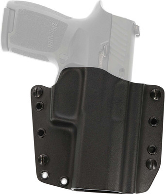 Galco Corvus Belt/iwb Holster - Right Hand Kydex 1911 4" Black