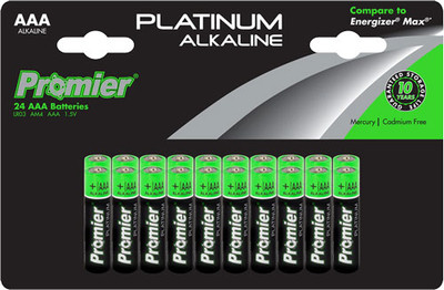 Promier Aaa Alkaline Batteries - 20-pack