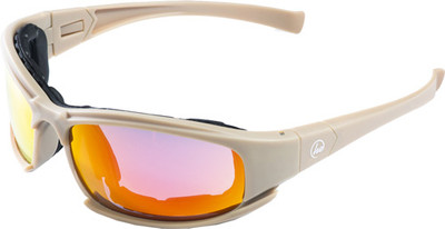 Hackett Tactical Shooting - Glasses/goggles 4 Lenses Tan