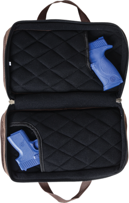 Allen Endura, Allen 50-15  Brown Endura Double Handgun Case