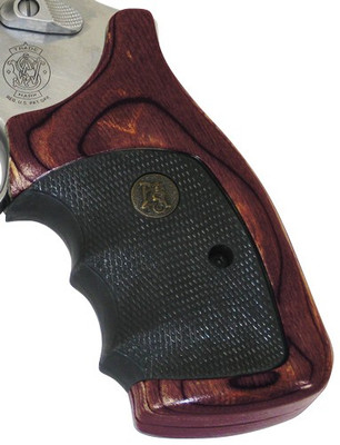 Pachmayr American Legend Grips - S&w J-frame Rb Rosewood/rubber