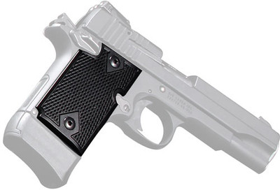 Pachmayr Aluminum Grips - For Sig 938 Checkered Black