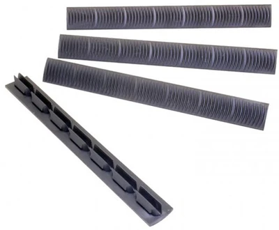 Ergo Grip Rail Cover Wedge Lok - Keymod Graphite Grey 4pk