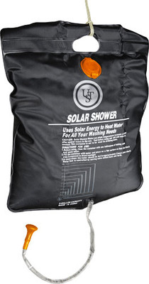 Ust Solar Shower Holds 5 - Gallons Black W/built In Hndle