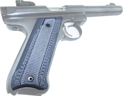Pachmayr Dominator G10 Grips - Ruger Mk Ii/iii Gray/blk Check