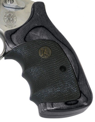 Pachmayr American Legend Grips - S&w J-frame Rb Charcoal