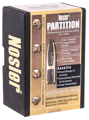 Nosler Partition, Nos 16320 Partition  6.5 125 Sptzr  50