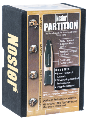 Nosler Partition, Nos 35277 Partition  8mm 200 Sptzr  50