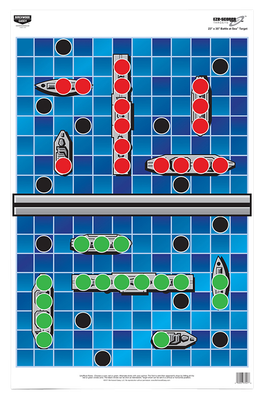 Birchwood Casey Eze-scorer, Bir 37046 Eze-scorer 23x35 Battle At Sea       5pk