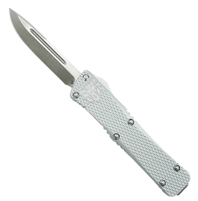 Cobra Tec Knives Llc Mini Mamba, Cobra Mksilmdns     Mini Knurled Silver Mamba Drop