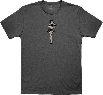 Magpul Industries Corp Hula Girl, Magpul Mag1117-011-3x Hula Girl Cvc  Shirt 3x Char