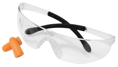 Birchwood Casey Lycus, Bir*43401 Lycus Shooting Glasses W/earplugs