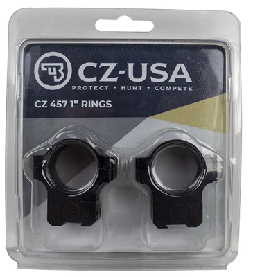 Cz Cz457, Cz 40086 Alum Scope Rings 1in  Cz457 11mm Dovetail