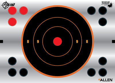 Allen Ez Aim, Allen 15230 Ez Aim 6 Inch Reflective Bullseye Targ