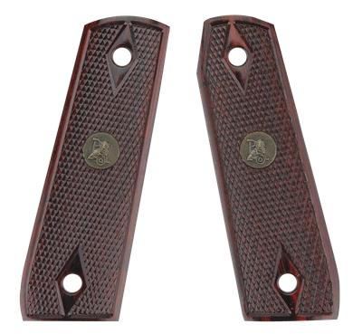 Pachmayr Renegade Grips, Pac 63240 Dlx Lam Grips Rug 22/45 Rosew
