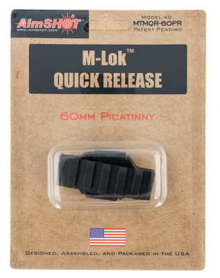 Aimshot M-lok Qd, Aims Mtmor-60pr  Qr Mlok Adapter 60mm Pic Rail