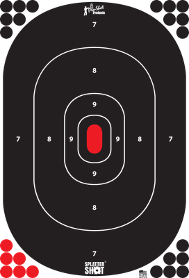 Pro-shot Splattershot, Proshot Silh-in-5pk    12x17 Silhouette Target