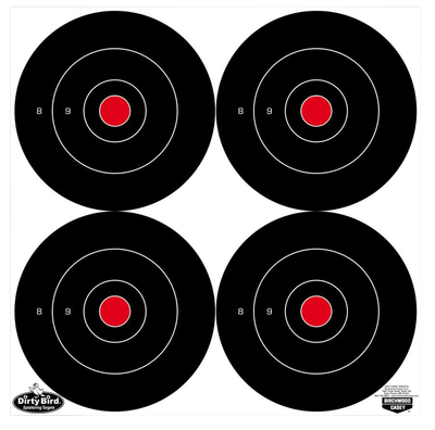 Birchwood Casey Dirty Bird, Bir 35570 Dirtybird 6"   Bullseye            100pk