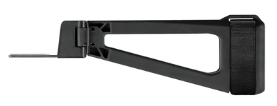 SB Tactical AKTF-01-SB AK AKTF Brace Left Side Folding Black Synthetic with 11.75" OAL & Nylon Strap for AK-47