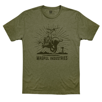 Magpul Industries Corp Jackalope Rodeo, Magpul Mag1173-318-3xl Jackalope Rodeo  Shirt Olv