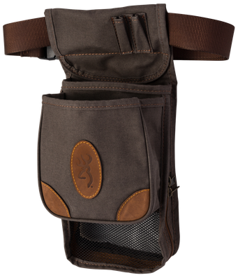 Browning Lona Deluxe, Brn 121388693 Lona Canvas Deluxe Pouch Lg  Flt/brn
