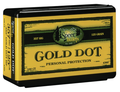 Speer Ammo Gold Dot, Speer 4360 Bull .357 125 Gdhp      100