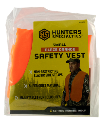 Hunters Specialties Safety Vest, Hs 02001 Super Quiet Youth Safety Vest