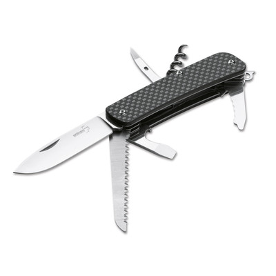 Boker Tech-Tool 6 Multi-Blade Folder 2.75 in Blade CF Handle