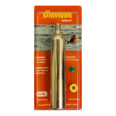 ThrowRaft Survivor Personal Safety Life Raft Co2 Re-arm Kit
