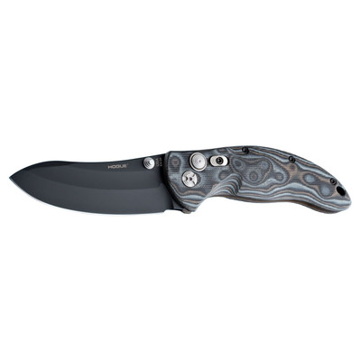 Hogue EX04 3.5in Folder Upswept Blk Fin G10 Frame Blk Grey