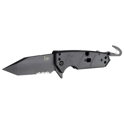 Hogue HK Karma 3.75in 1st Resp Tanto Part Serr Flip G10 Blk