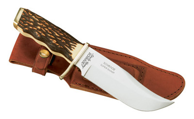 Uncle Henry Large Pro Hunter Rat Tail Tang Fixed Blade Knife
