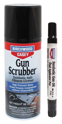 Birchwood Casey Gun Scrubber 10 Oz Synth Gun Oil Dual App