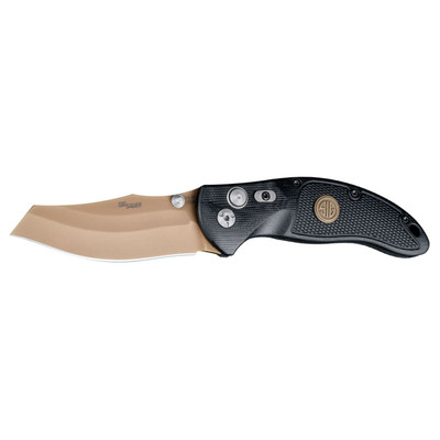 Hogue EX04 3.5in Sig Emp Scorp Folder Wharncliffe G10 Black