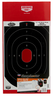 Birchwood Casey Sharpshooter Tab-Lock Dirty Bird Silhouette Target Kit. .