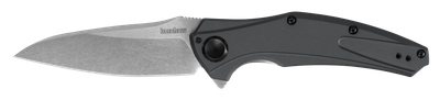 Kershaw Bareknuckle Folder 3.25 in Stonewash Aluminum Handle