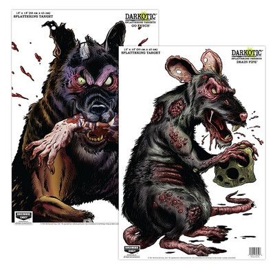 Birchwood Casey Darkotic Combo Go Fetch/Drain Pipe Targets