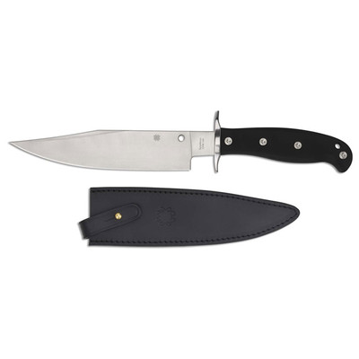 Spyderco Respect 7.94 in Plain Black G-10 Handle