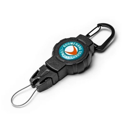 Boomerang Fishing Gear Tether LRG 10 oz 48 inch Carabiner