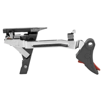 ZEV Pro Curved Trigger Drop G1-3 9mm Black/Red