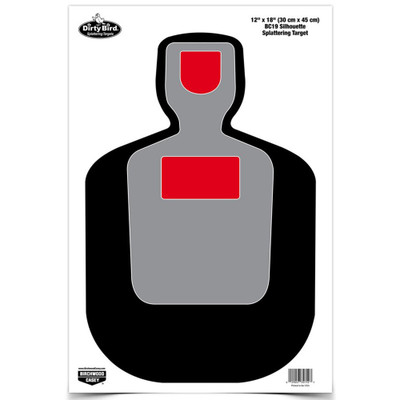 Birchwood Casey Dirty Bird BC19 Silhouette 12x18 Target 8 Pk