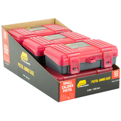 Plano Ammo Box 9mm/380acp 50rd 6pk