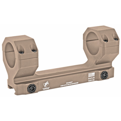 American Defense AD-DELTA Scope Mount 30mm FDE Ti Throw Lever
