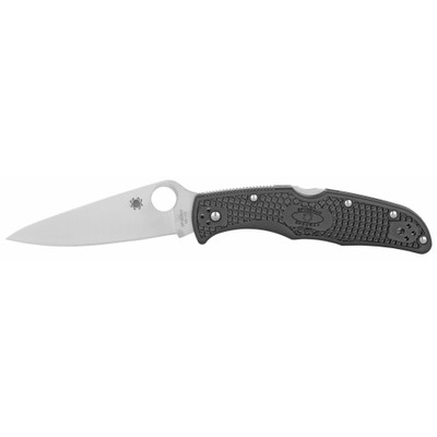 Spyderco Endura 4 Folder 3.75 in Plain Black FRN Handle