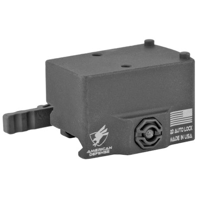American Defense Trijicon RMR Quick Release Mount Co-witness Ti Throw Lever