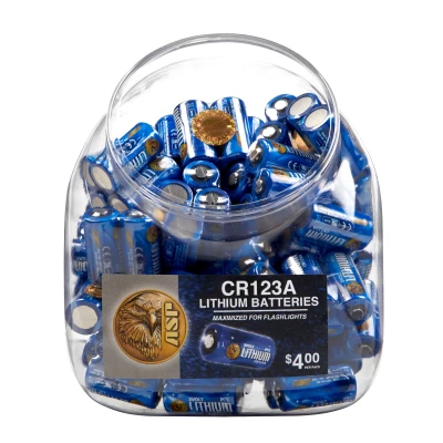 ASP CR123A Battery Bin Includes 100 batteries