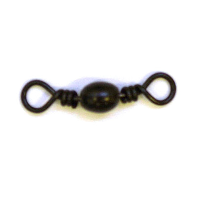 Eagle Claw Barrel Swivel Black Size1 4Pk