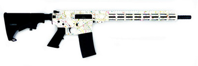 GREAT LAKES FIREARMS amp AMMO AR15 223 WYLDE 16quot 30RD SS SAVED SPLATTER WHITE