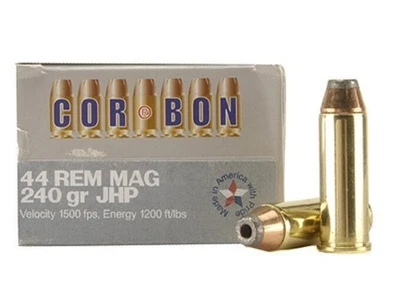 CorBon Hunter .44 REM MAG, 240gr, JHP - 20 Rounds [MPN: HT44240JHP/20]